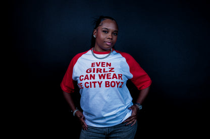 "EVEN GIRLZ" RAGLAN TEE