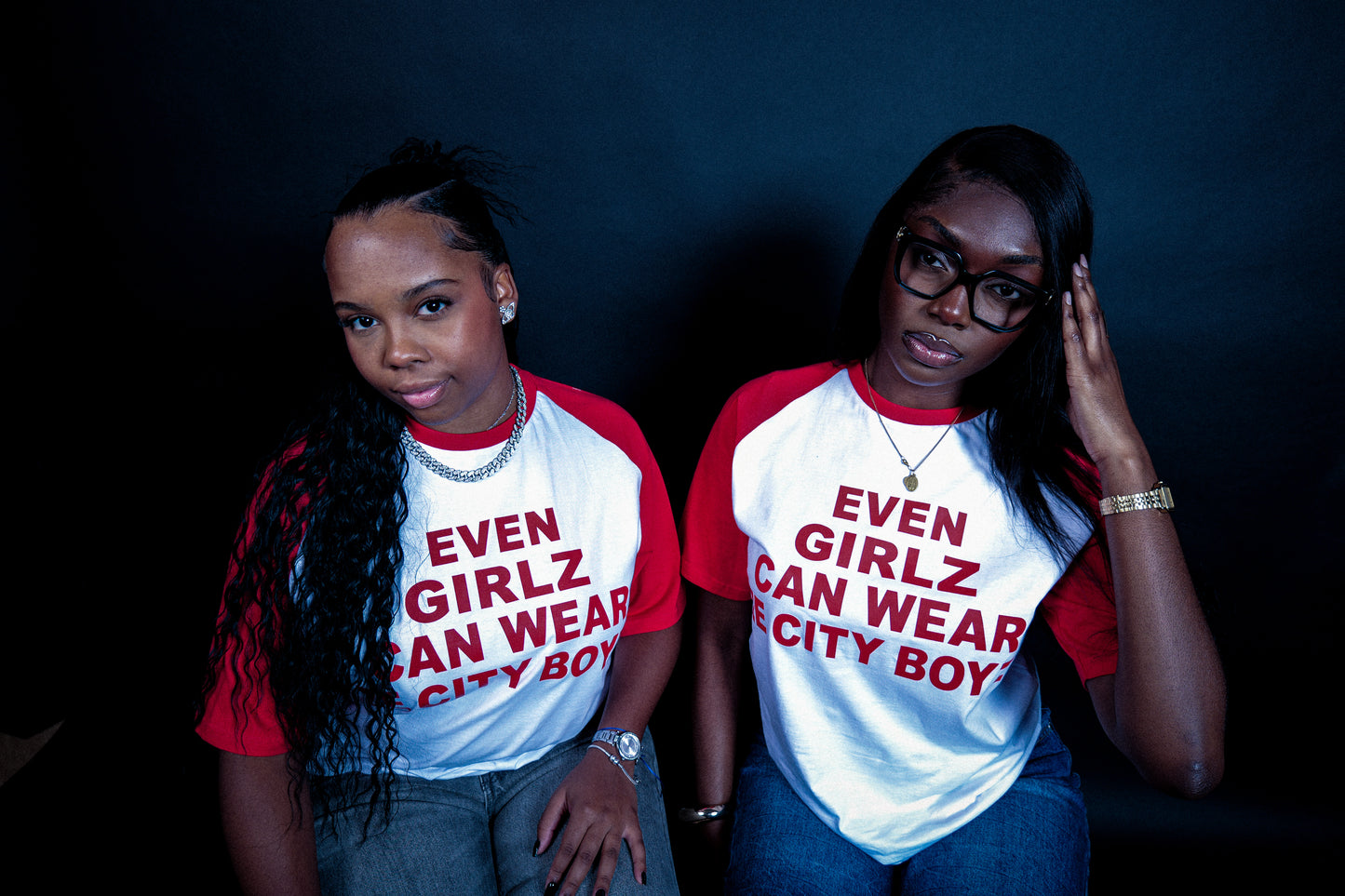 "EVEN GIRLZ" RAGLAN TEE