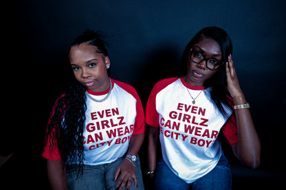 "EVEN GIRLZ" RAGLAN TEE