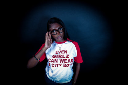 "EVEN GIRLZ" RAGLAN TEE